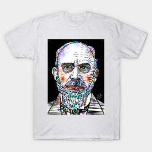 ERIK SATIE watercolor and ink portrait T-Shirt